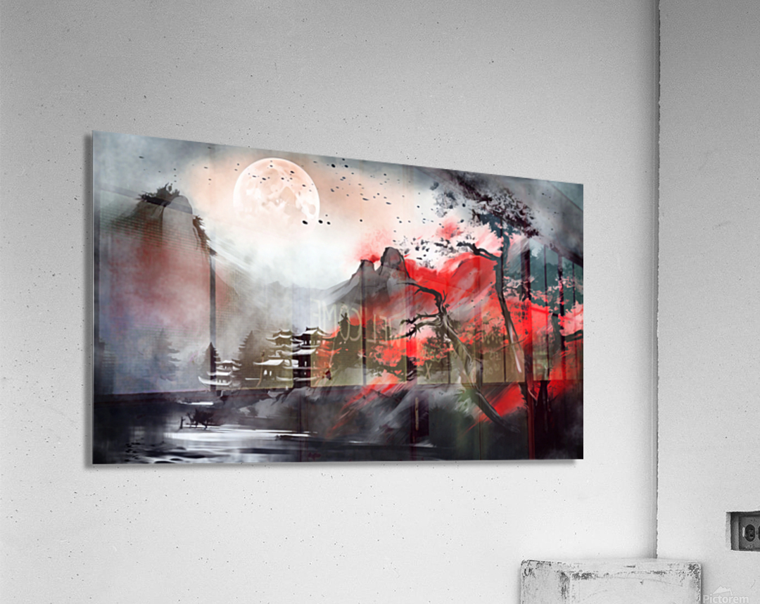 Red Wind Acrylic Print