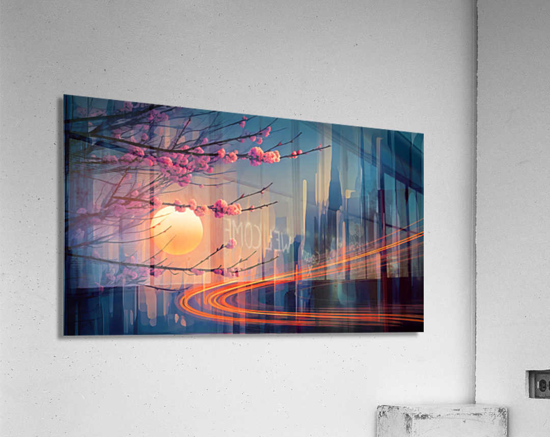 Refraction Impression acrylique