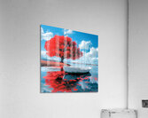 Scarlet Shore  Acrylic Print