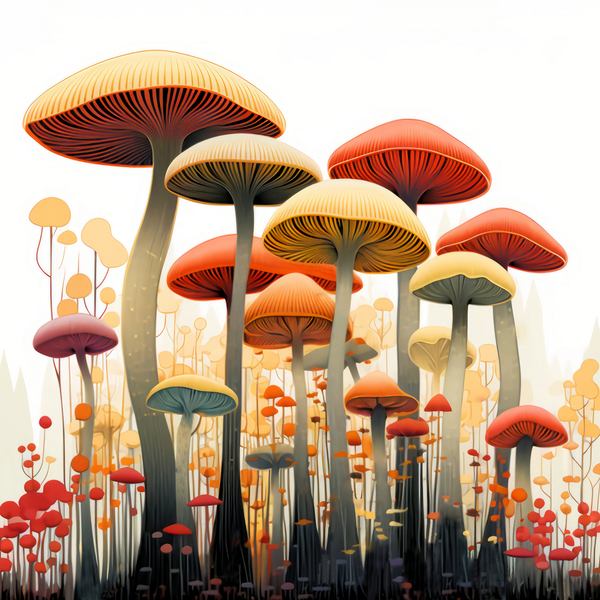 Mushroom Enlightenment Print