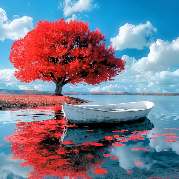 Scarlet Shore  Print