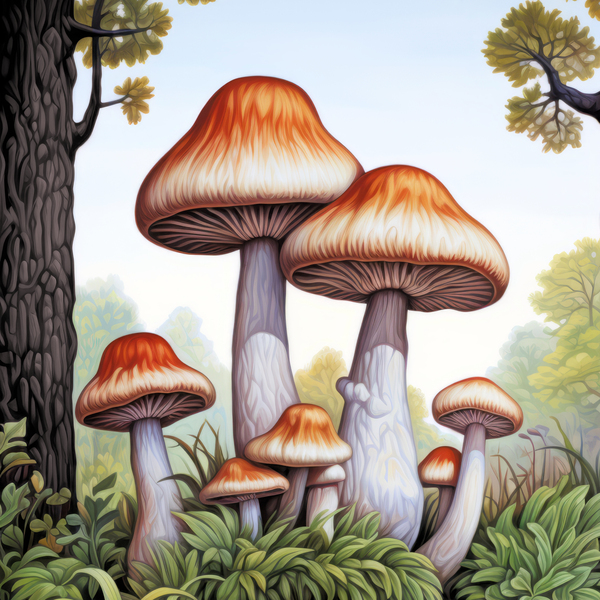 The Shroom Family Print