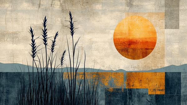 When we walk into Silence  Print