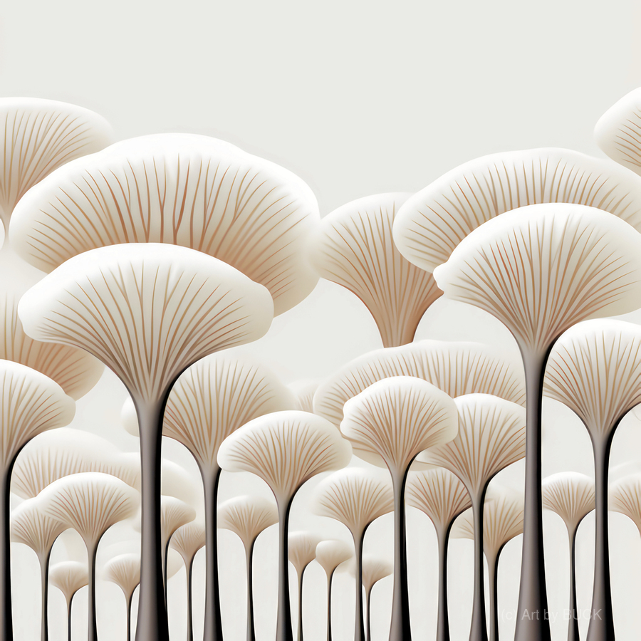Woods of Fungi  Print