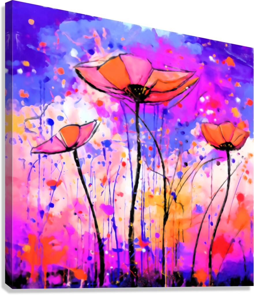 You belong among the wildflowers  Canvas Print