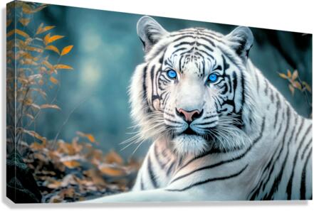 White Tiger  Canvas Print