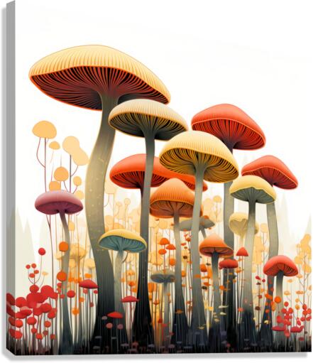 Mushroom Enlightenment Canvas Print