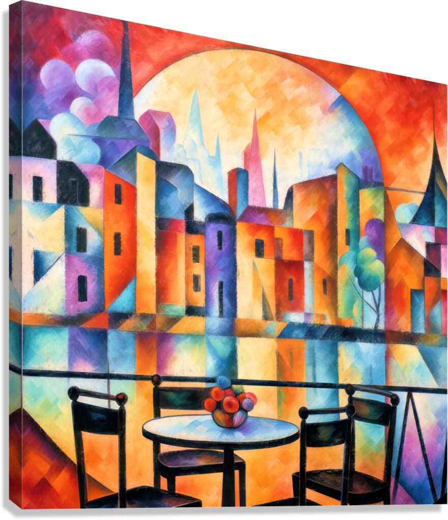 Table for Four  Canvas Print