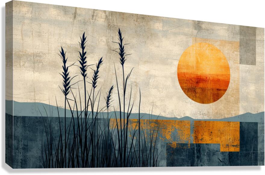 When we walk into Silence  Canvas Print
