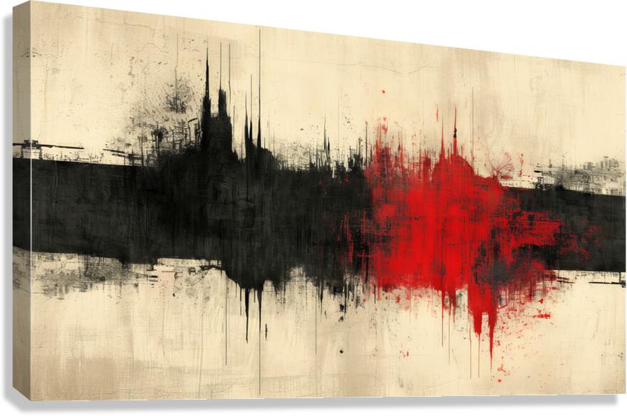 The room was humming harder  Canvas Print