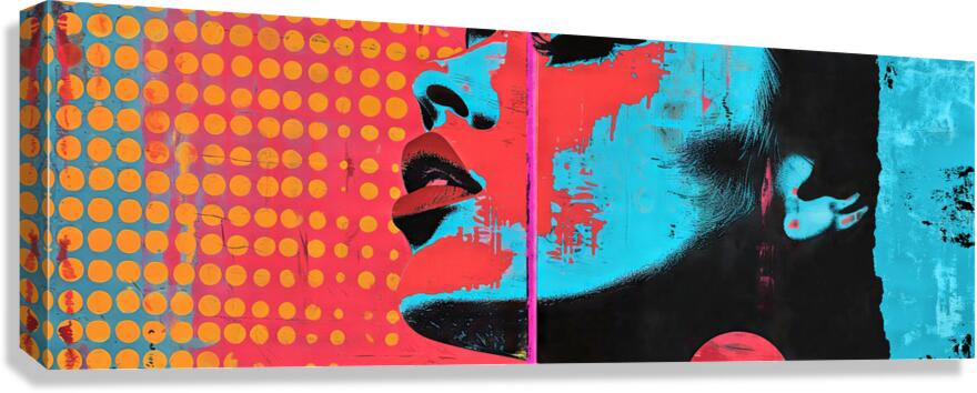 Shadows run from themselves  Canvas Print