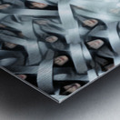 Too Many Mind Metal print