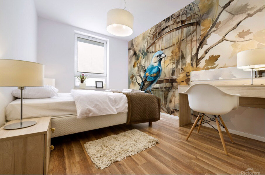 Tree Cage Mural print