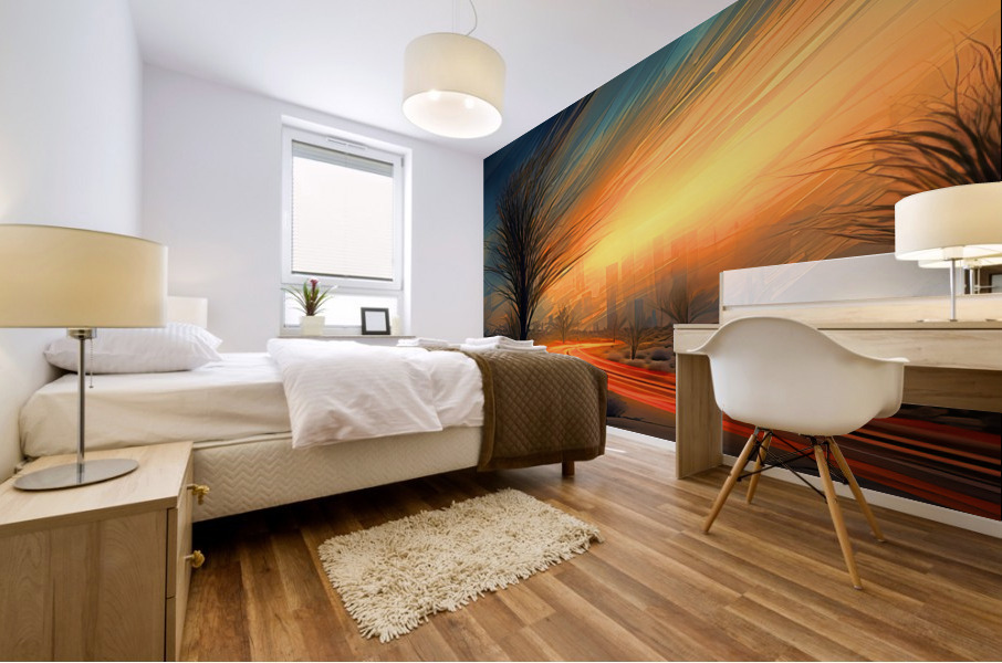 Desertification Mural print