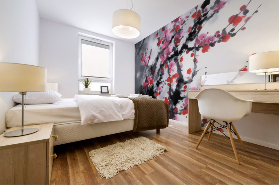 Sunless Blossom Mural print