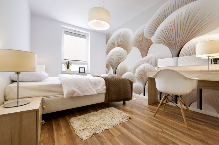 Woods of Fungi Mural print