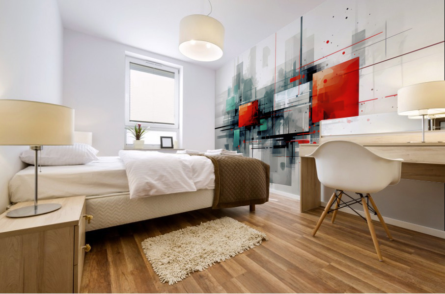 Bleary Wisdom Mural print