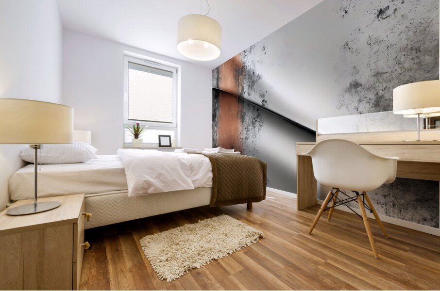 The Bronze Line Mural print