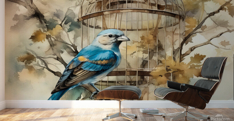 Tree Cage Wall Murals