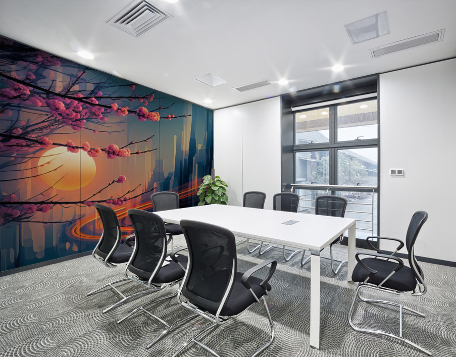 Refraction Wall Printing