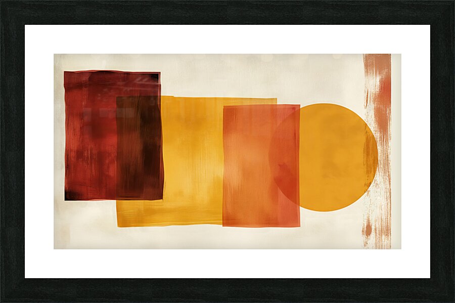 And echoes long ago  Framed Print Print