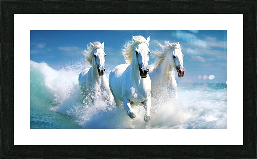 Seahorses  Framed Print Print