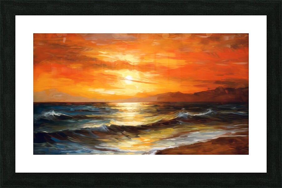 Ocean Spice  Framed Print Print