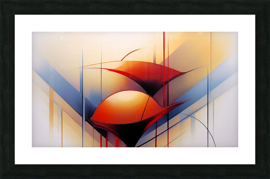 Vee Top Picture Frame print