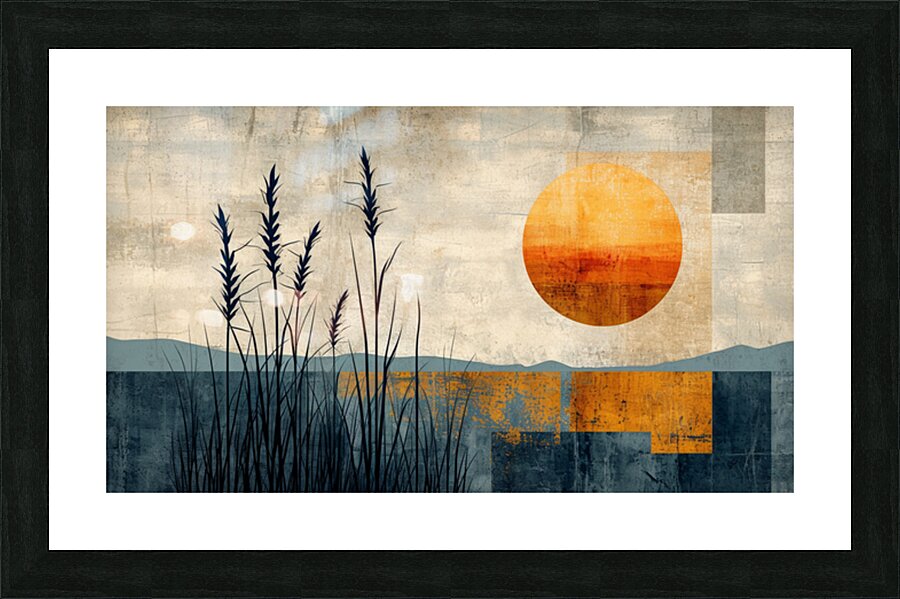 When we walk into Silence  Framed Print Print