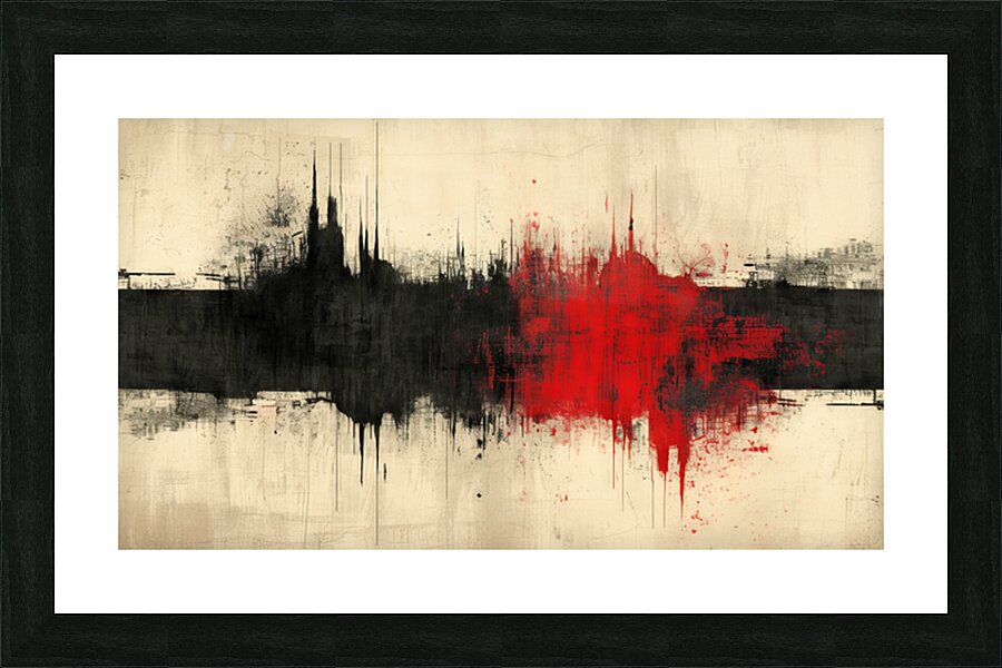 The room was humming harder  Framed Print Print