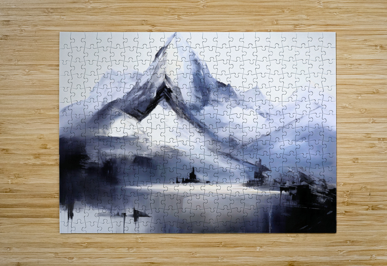 Rocky Mountain Way Art by BUCK Puzzle printing