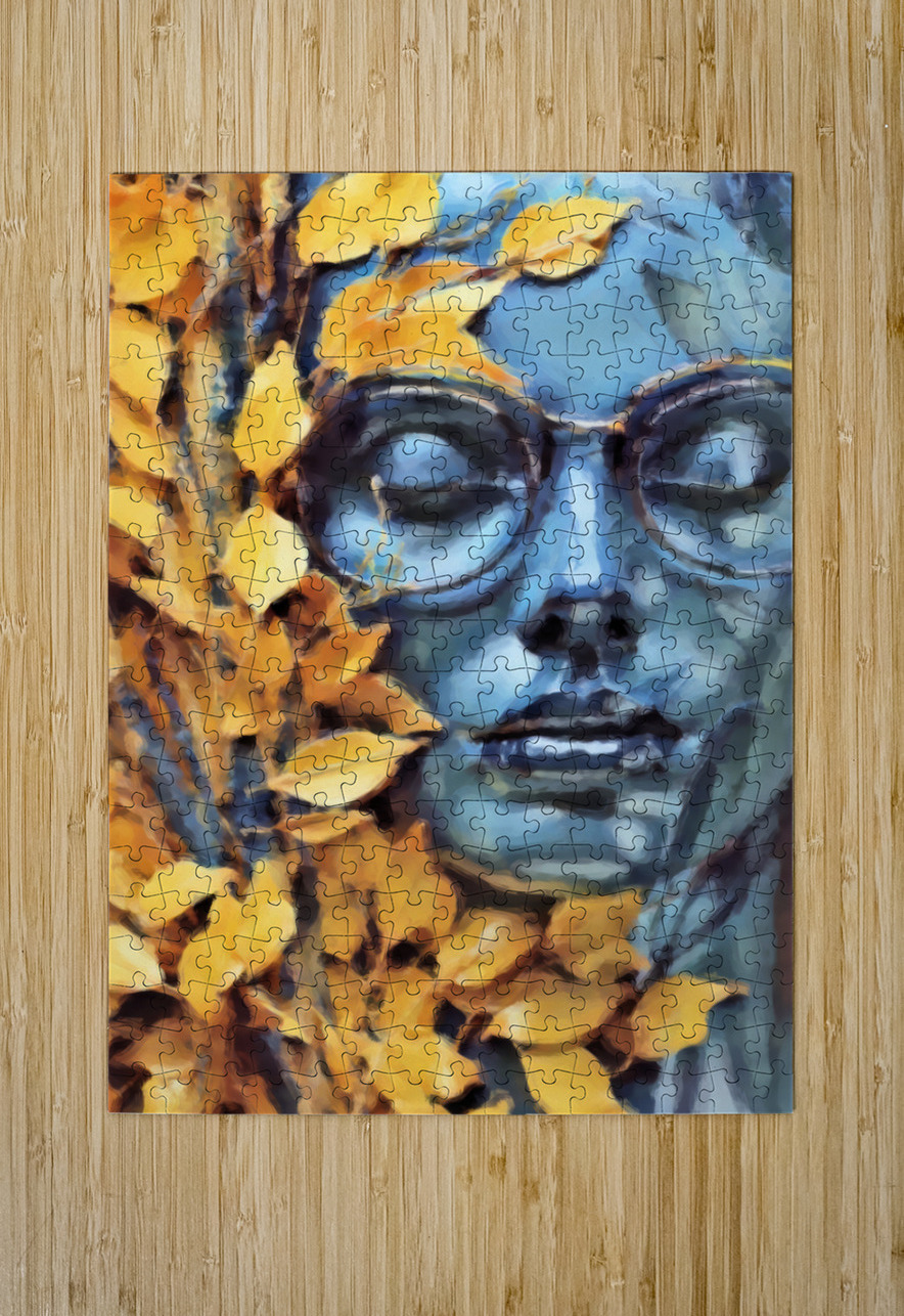 Golden Blues Art by BUCK Puzzle printing