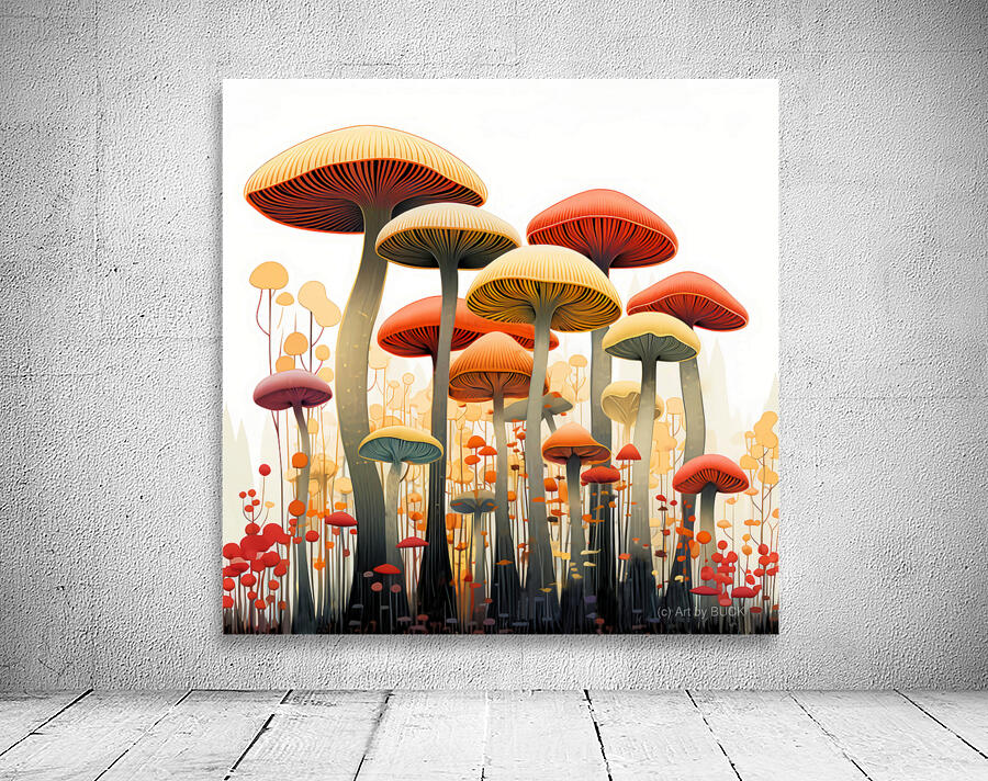 Mushroom Enlightenment Wall Preview