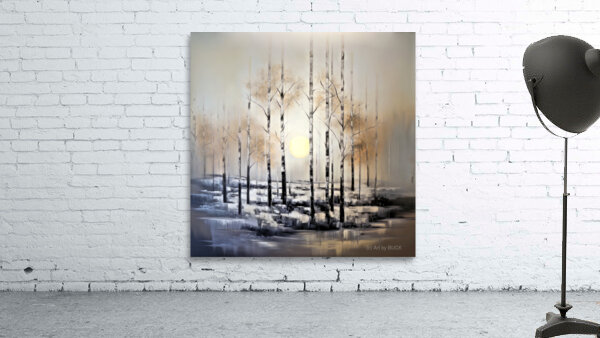 Birch Sunrise Wall Preview