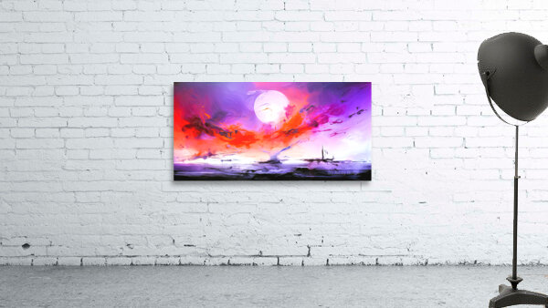 Red Sky at Night by Art by BUCK