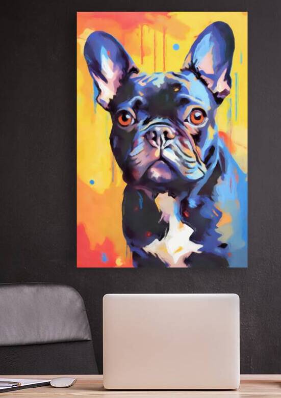 Un Bulldog by Art by BUCK