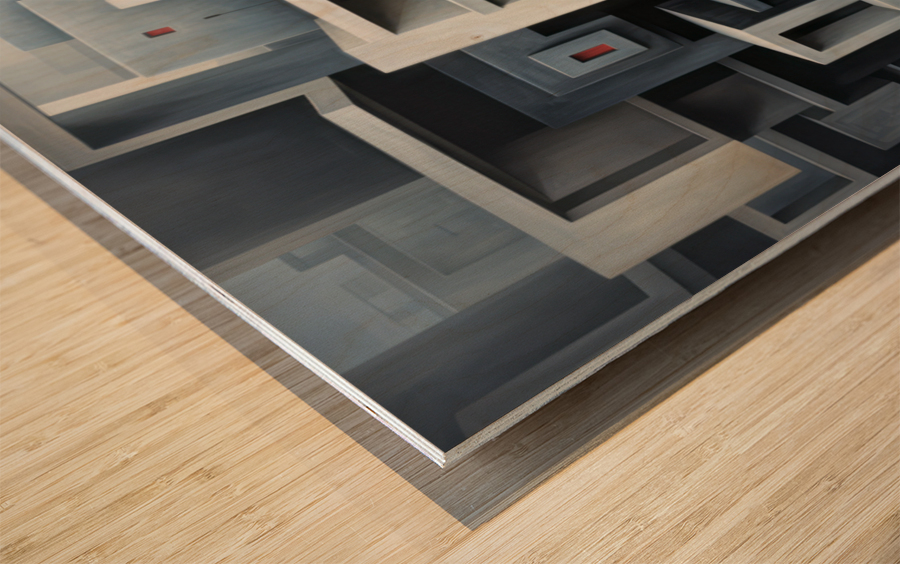 Stone Free Wood print