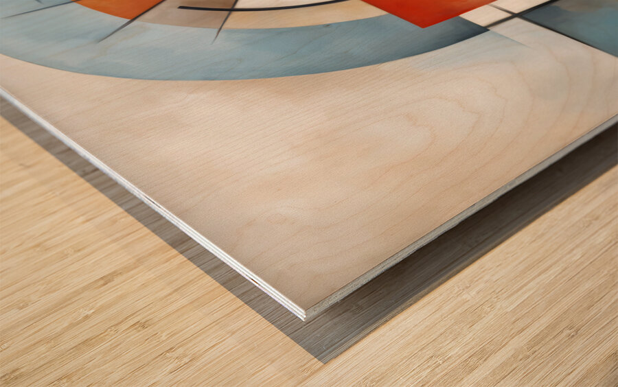 Remains from Vibrations Wood print