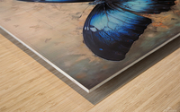 Butterfly Tinge Wood print