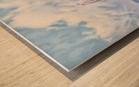 Affable Bluff Wood print