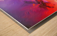 Red Sky at Night Wood print