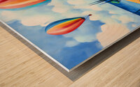 Hot Air Wood print