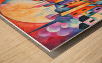 Table for Four Wood print