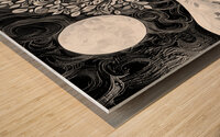 Midnight Breeze Wood print